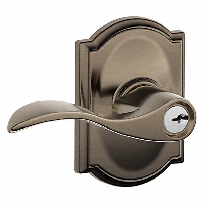 SCHLAGE F51AACC620CAM Lever Lockset Mechanical Entrance Grd. 2
