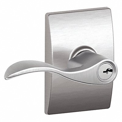SCHLAGE F51AACC626CEN Lever Lockset Mechanical Entrance Grd. 2