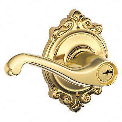 SCHLAGE F51AFLA605BRK Lever Lockset Mechanical Entrance Grd. 2