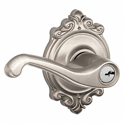 SCHLAGE F51AFLA619BRK Lever Lockset Mechanical Entrance Grd. 2