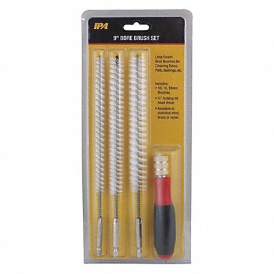 INNOVATIVE PRODUCTS OF AMERICA 8085 Bore Brush Set Steel 4 pcs.