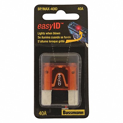 BUSSMANN BPMAX40ID Automotive Fuse 40A Blade MAX-ID Series