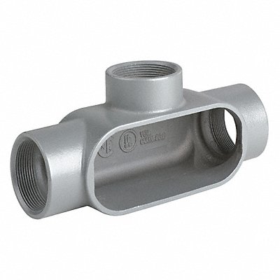 HUBBELL KILLARK T77 Conduit Outlet Body Iron Trd Sz 2 1/2in