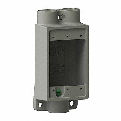 HUBBELL KILLARK FSCC2M Device Box 3/4 Hub Shallow 1 Gang
