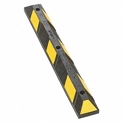 GRAINGER GNRS1410YB Car Stop Black/Yellow 48 L x 6 W