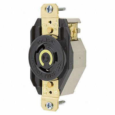 HUBBELL HBL2310 Lck Recept 20 A Black Nylon L5-20R 1Gng