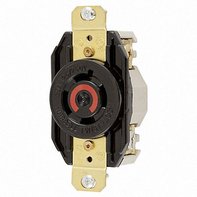 HUBBELL HBL2410 Lck Recept 20 A Black Nylon L14-20R 1Gng