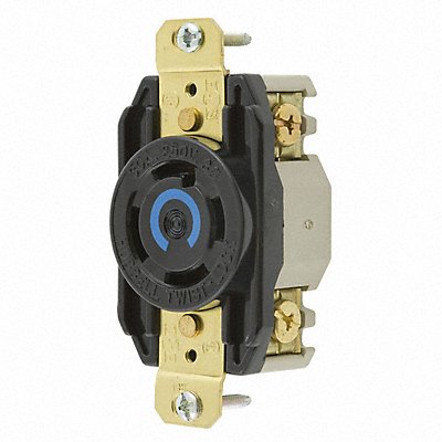 HUBBELL HBL2720 Lck Recept 30 A Black Nylon L15-30R 1Gng