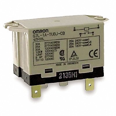 OMRON G7L1ATUBJCBAC24 H8129 Enclosed Power Relay 24VAC SPST-NO 4Pin