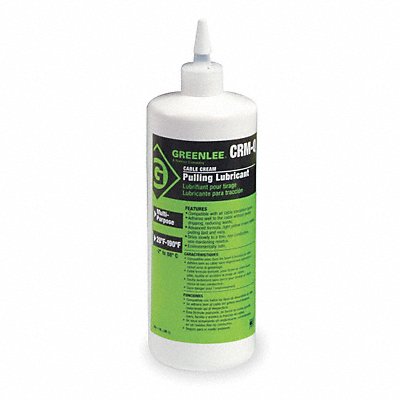 GREENLEE CRMQ Cbl Wr Pllng 1 qt. Squeeze Bottle