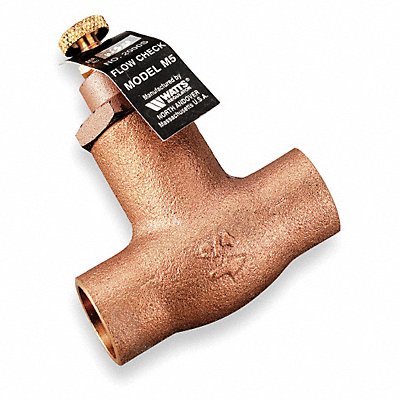 WATTS 2000S34 Flow Check Valve 3/4 In Sweat Bronze