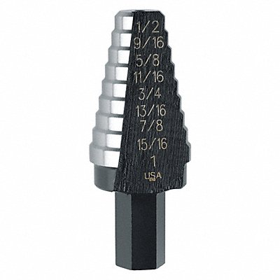 IRWIN UNIBIT20 Step Cone Drill 9/16in to 1in HSS