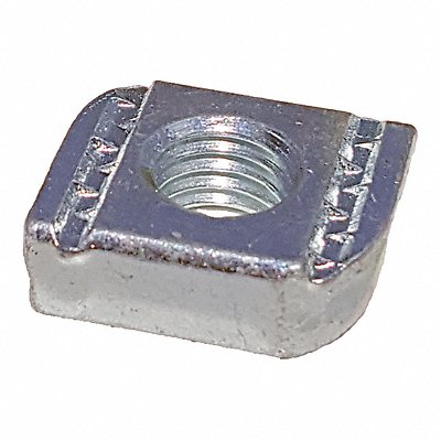 GRAINGER V22012 Square Nut Steel Overall W 1 3/8in PK25