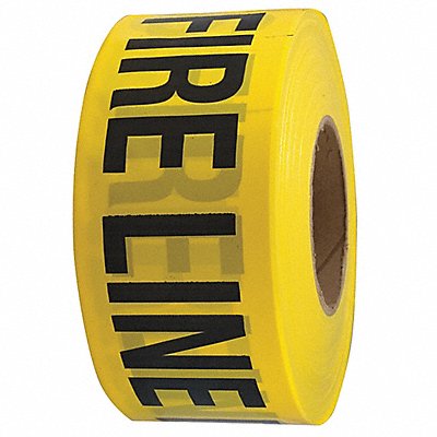GRAINGER 4ACD5 Barricade Tape Yellow 1 000 ft L 3 in