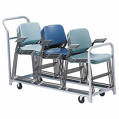 RAYMOND PRODUCTS 630 Folding/Stacked Chair Cart 67x22x43-1/4