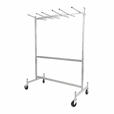 GRAINGER 4ADD5 Folding Chair  Tbl Strg Cart 800 lb.