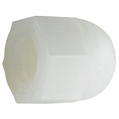 GRAINGER 0537524CN Dome Nut Pln Nyln 3/8 -24 0.62 10PK