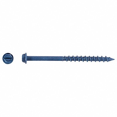 TAPCON 3145407 ConcScrw HexWashr S 3/16 D 2-3/4 L PK100