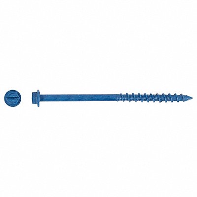 TAPCON 3147407 ConcScrw HexWashr S 3/16 D 3-1/4 L PK100