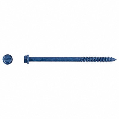 TAPCON 3163407 ConcScrw HexWashr S 1/4 D 3-3/4 L PK100