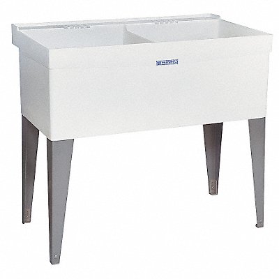 MUSTEE 27F ELMust Laund Tub Rect 24inx20inx12-3/4in