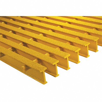 FIBERGRATE 872900 Industrial Pultruded Grating Span 5 ft.