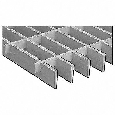 FIBERGRATE 874010 Moltruded Grating Span 4 ft.