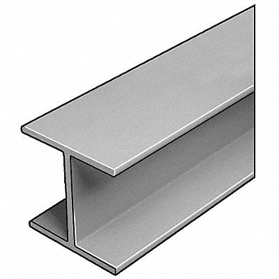 FIBERGRATE 871100 W-Beam ISOFR Grey 4x4 In 1/4 In Th 10 Ft