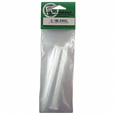 PC PRODUCTS 502020 Static Mixing Nozzle Clr Plast 5 1/2 L PK2