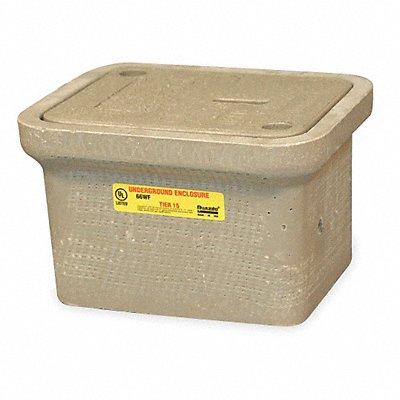 QUAZITE PC0608Z80017 Underground Enclosure 15 000 lb 8-1/2 L