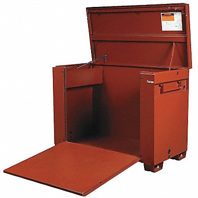 CRESCENT JOBOX 1657990 Drop-Front Jobsite Box 45 in Brown