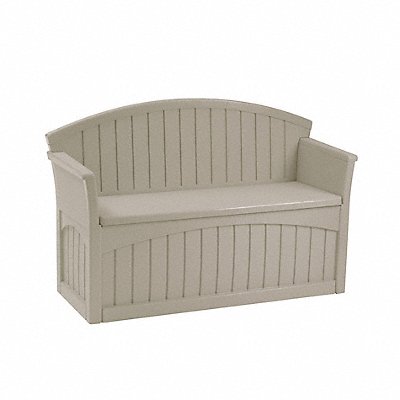 SUNCAST PB6700 Patio Bench H 34 1/2 W 52 3/4 D 21 Taupe