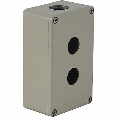 SCHNEIDER ELECTRIC XAPG29202 Push Button Enclosure 22mm 2Hole DiCstZinc