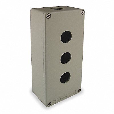 SCHNEIDER ELECTRIC XAPG39503 Push Button Enclosure 22mm 3Hole DiCstZinc