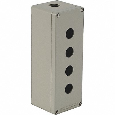 SCHNEIDER ELECTRIC XAPG49504 Push Button Enclosure 22mm 4Hole DiCstZinc