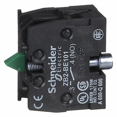 SCHNEIDER ELECTRIC ZB2BE101 Contact Block Black 1NO 22 mm