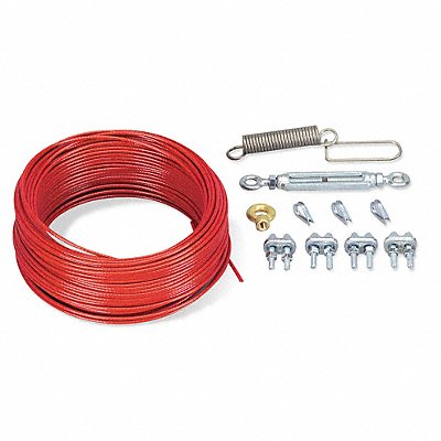 TELEMECANIQUE SENSORS XY2CZ9325 Cable Kit 83 ft L Plastic Coated Steel