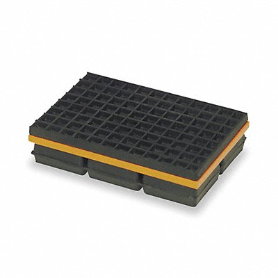 MASON 2LVP3 Vibration Isolation Pad 6x6x1 1/4 In