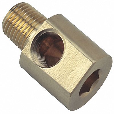 GRAINGER 4CCK1 90 Hex Key Street Elbow Brass 3/8 in