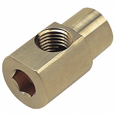 GRAINGER 4CCK4 90 Hex Key Elbow Brass 1/16 Female NPT