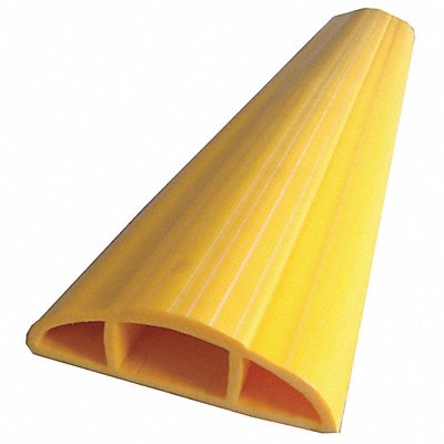 POWER FIRST 4CEK8 Cable Protector 1 Channel Yellow 5 ft.L