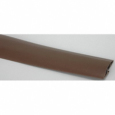 POWER FIRST 4CEK3 Cable Protector 1 Channel Brown 5 ft L