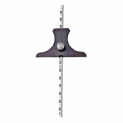 STARRETT 237M Rule Depth Gage 150mm mm/1/2mm