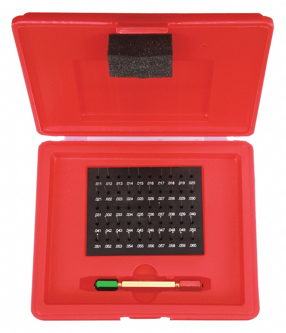 STARRETT S4001060 Pin Gauge Set Dimension Type