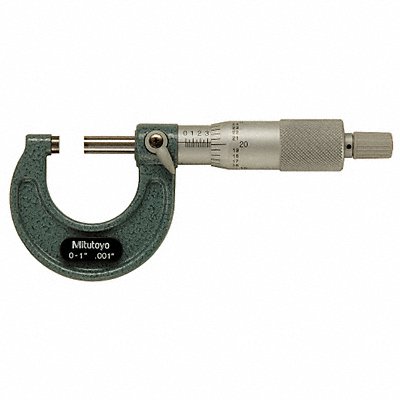 MITUTOYO 103177 Micrometer 0-1 In 0.001 In Enamel