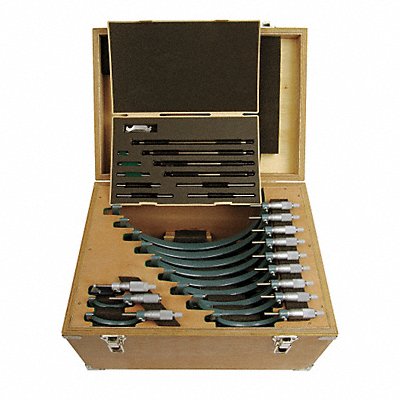 MITUTOYO 10390840 Micrometer Set 0-12 0.0001In 12 Pc