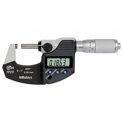 MITUTOYO 29334930 Electronic Micrometer 0-1 In 0.0001 In