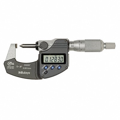 MITUTOYO 34237130 Crimp Height Micrometer 0-0.8 In Digital