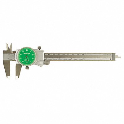 MITUTOYO 50574253J Dial Caliper 6 In Green 0.100/Rev