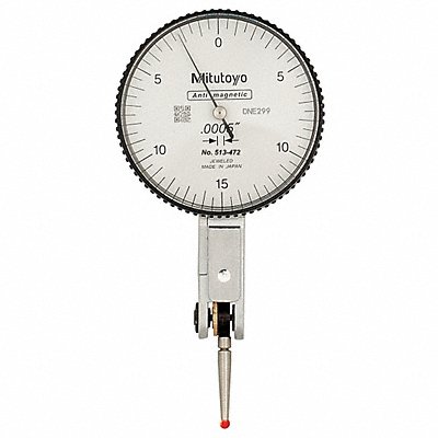 MITUTOYO 51347210E Dial Test Indicator Hori 0 to 0.030 In